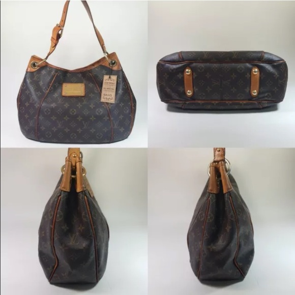 AUTH Louis Vuitton Tote bag Galliera PM Brown Monogram MI4028 On Sale Vintage LV - Picture 6 of 14